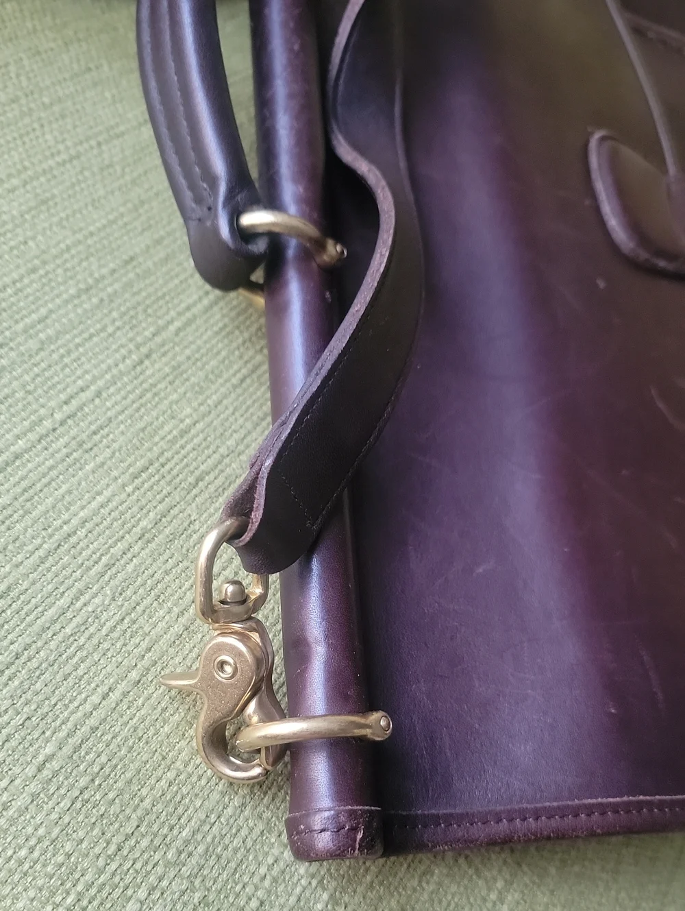 Vintage Coach Authentic Beekman Briefcase Dark Brown